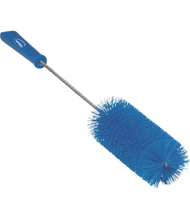 Vikan Pijpenborstel met handvat, 60 mm, medium, blauw