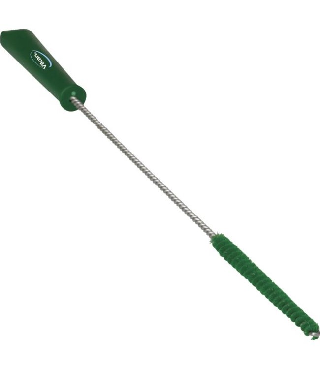 Vikan Pijpenborstel met handvat, 10 mm, hard, groen