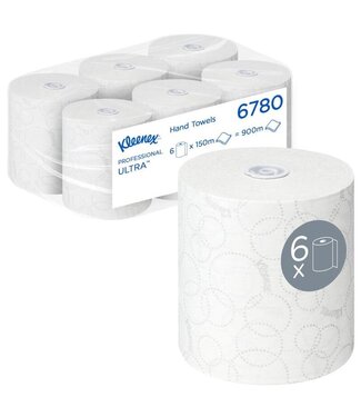Kleenex Ultra Kleenex® ULTRA™ Handdoeken - Rol / Wit /150m