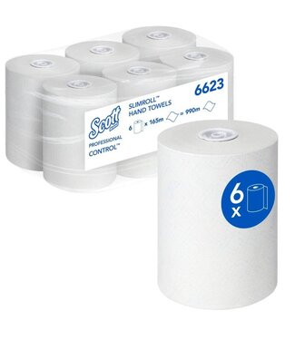 Scott Control Scott® Control™ Handdoeken - Rol / Wit