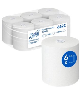 Scott Control Scott® Control™ Handdoeken - Rol / Wit