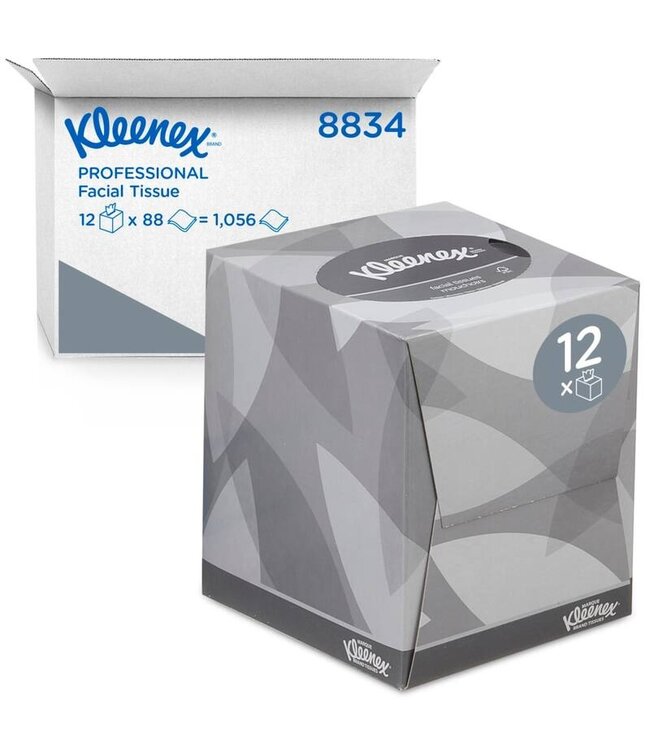 Kleenex® Facial Tissue - Kubus / Wit