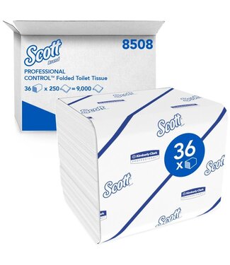 Scott Scott® Control™ Toilettissue - Gevouwen / Wit