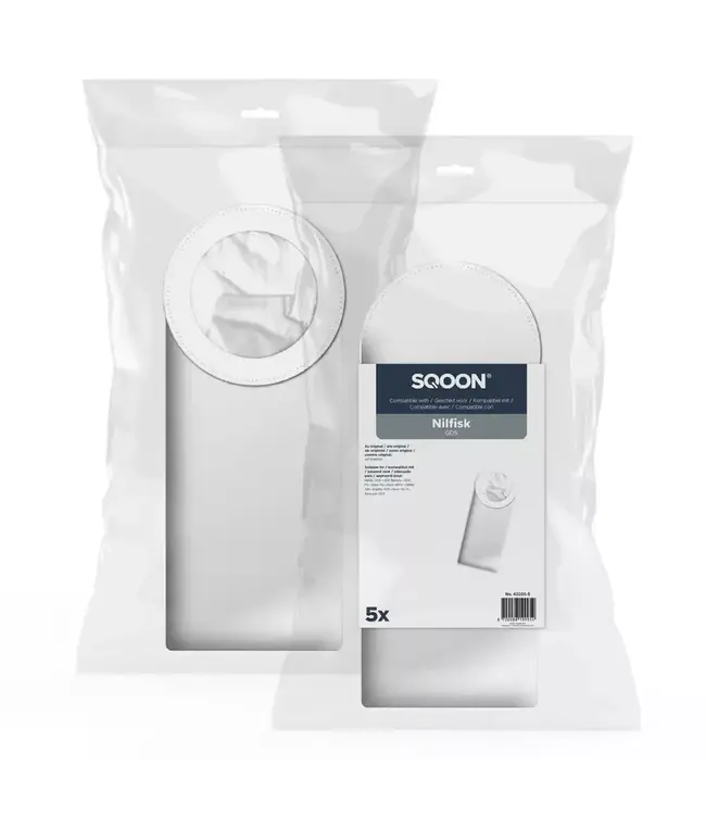 Nilfisk GD5 stofzuigerzakken, 5 per verpakking