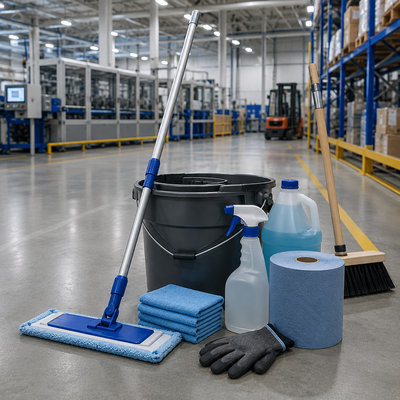 Productie en werkvloer in de industrie