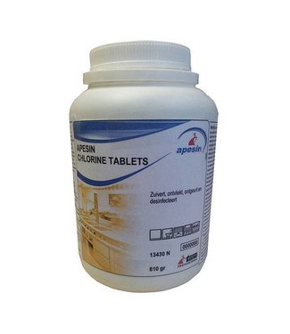 Tana Tana APESIN Chlorine Tablets 13430 N (Nederland) - 810gram