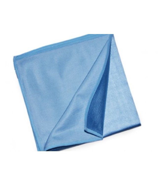 FINE-LINE microvezelglasdoek, 40x40cm, BLAUW