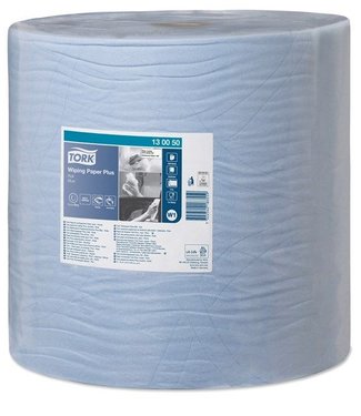 Tork Tork Wiping Plus Rol Poetspapier 2-laags Blauw W1