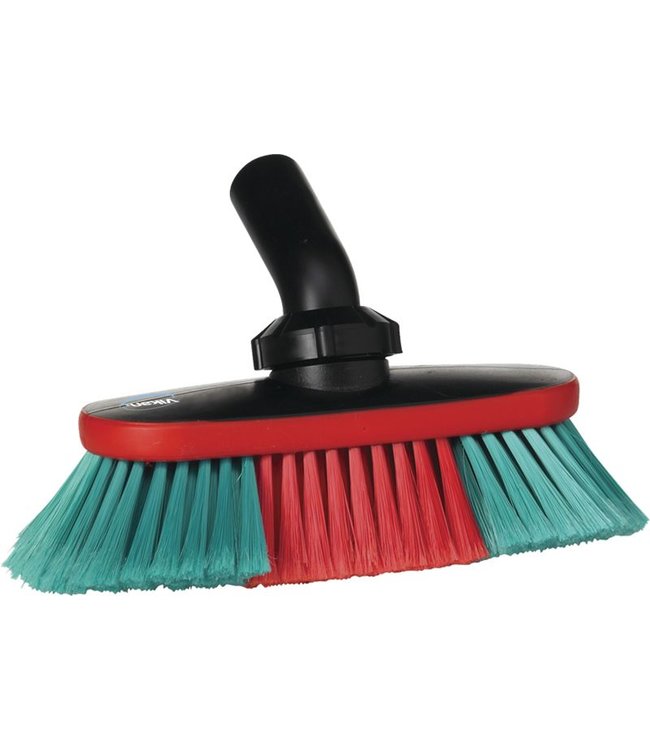 Vikan Hoekverstelbare autowasborstel met watertoevoer, 25 cm breed