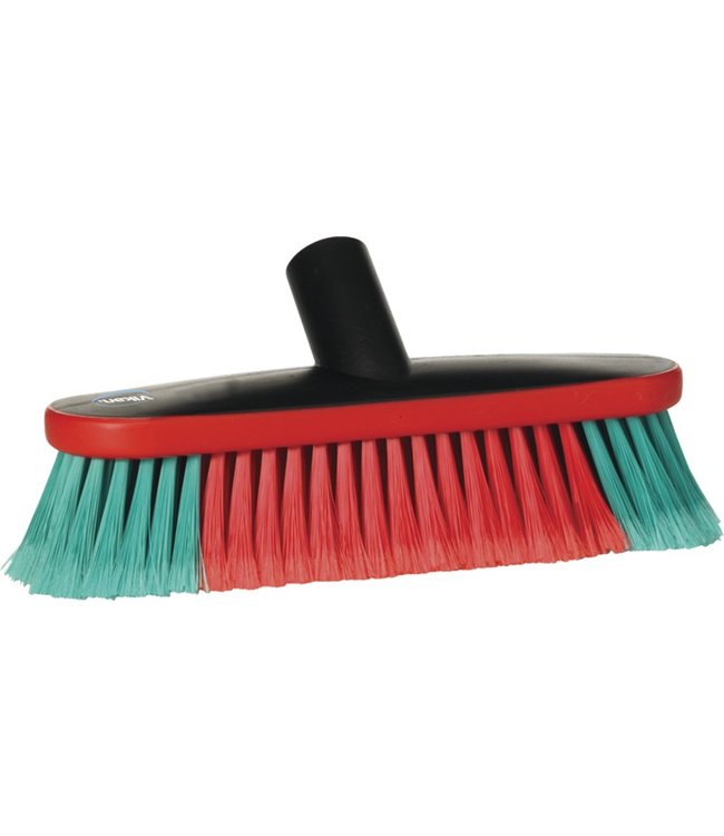 Vikan Ovale autowasborstel met watertoevoer, 27 cm breed