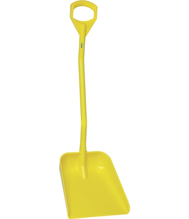 Vikan, Ergonomische schop, groot blad, 1310mm lang, geel