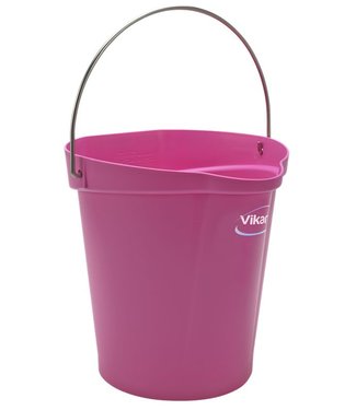 Vikan Vikan, Emmer 12 liter, roze