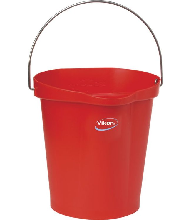 Vikan Vikan, Emmer 12 liter, rood