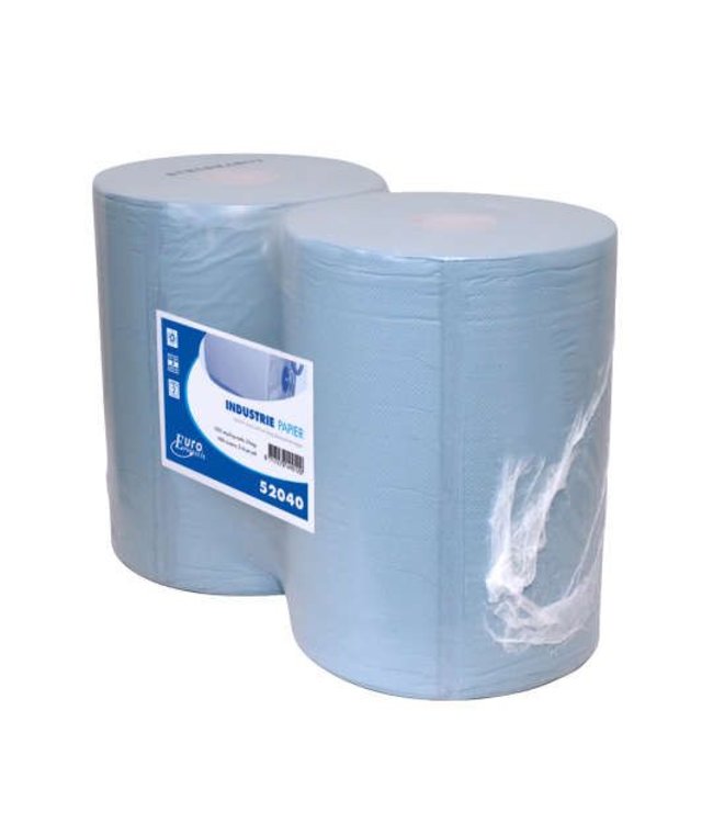 Euro Products 2-laags Industriepapier blauw recycled