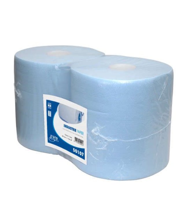 Euro Products 2-laags Industriepapier blauw cellulose verlijmd