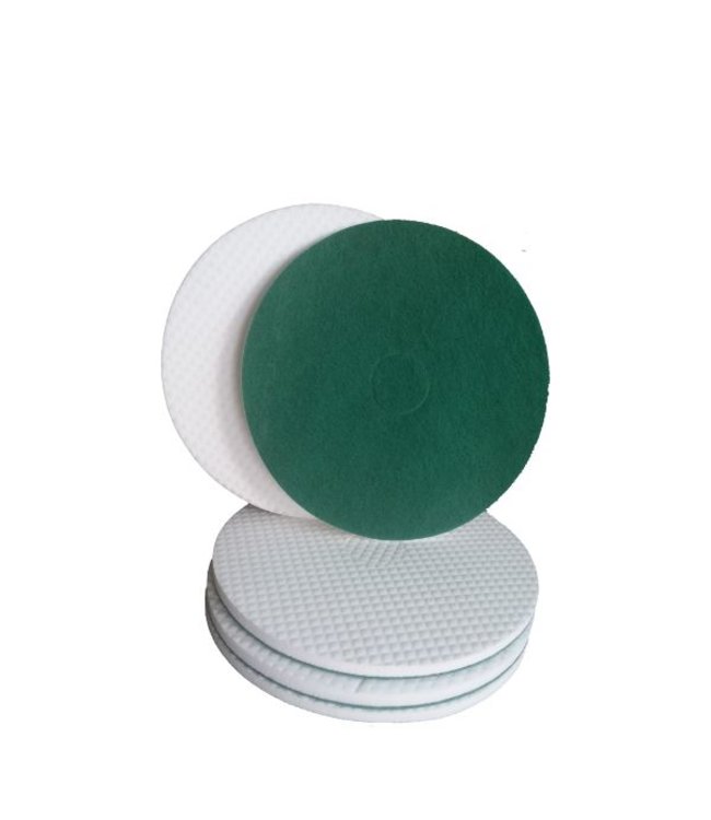 ARPAD Melaminepad 16" = 406mm, WIT / GROEN