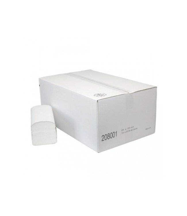 Euro Products C-vouw, 2 laags Vouwhanddoekjes cellulose