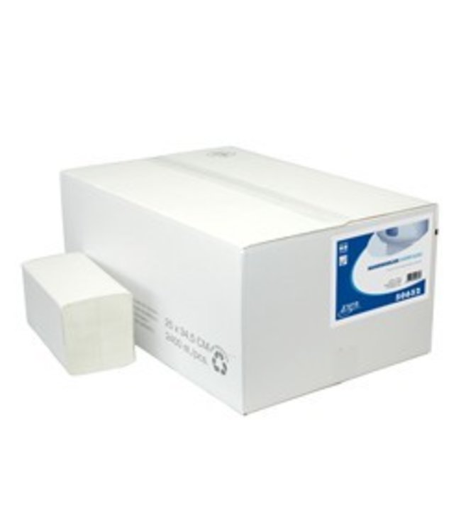 Euro Products 2 laags Vouwhanddoekjes Euro Interfold tissue wit