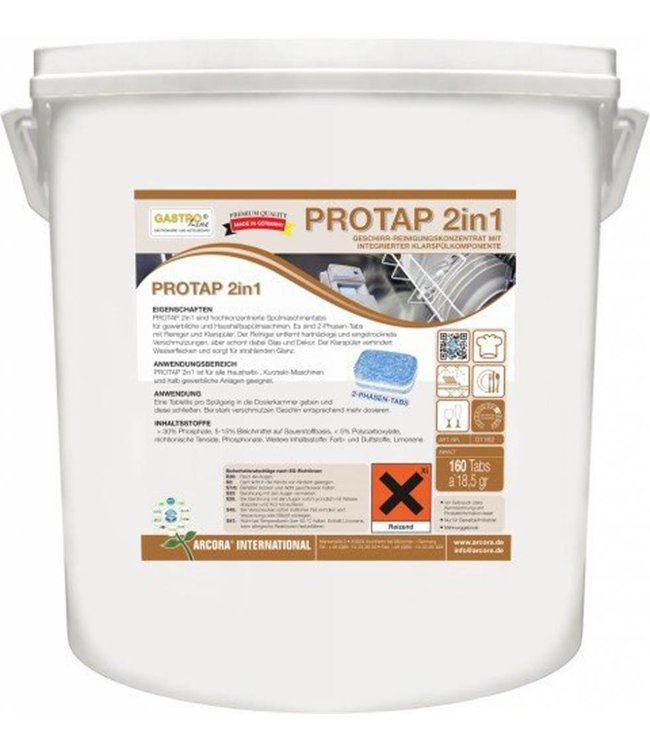 Vaatwastabletten - PROTAP 180 tabs