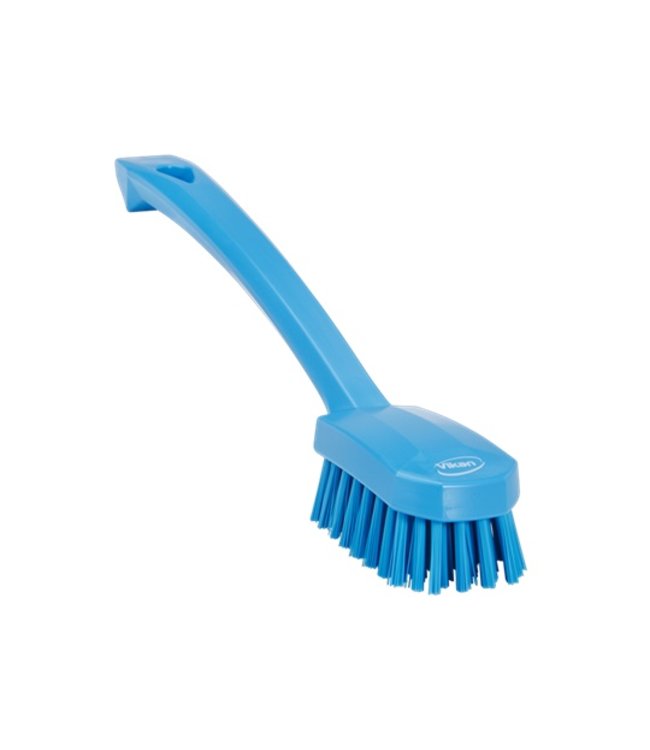 Vikan Universele afwasborstel, polyester vezels, medium 260x40x70mm blauw