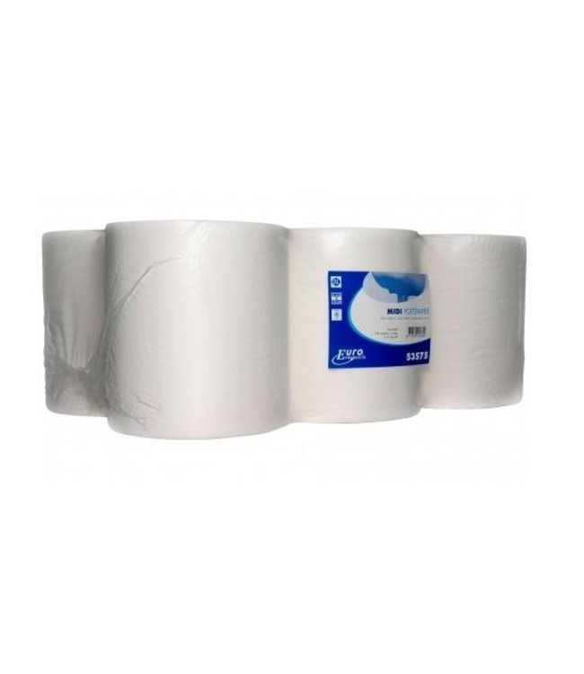 Euro Products 1-laags Midi poetspapier Cellulose