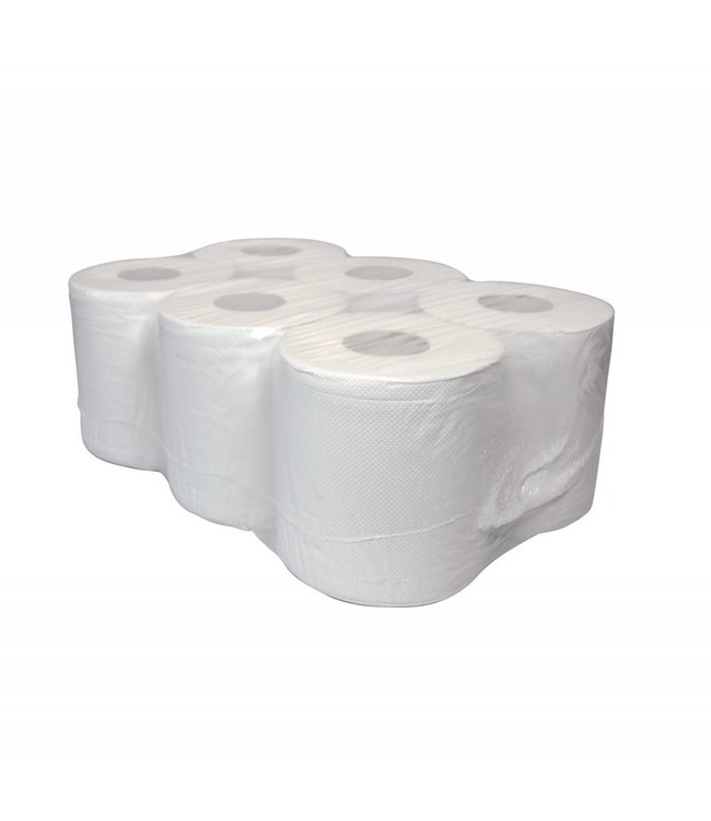 Euro Products 2-laags Midi poetspapier Euro naturel wit