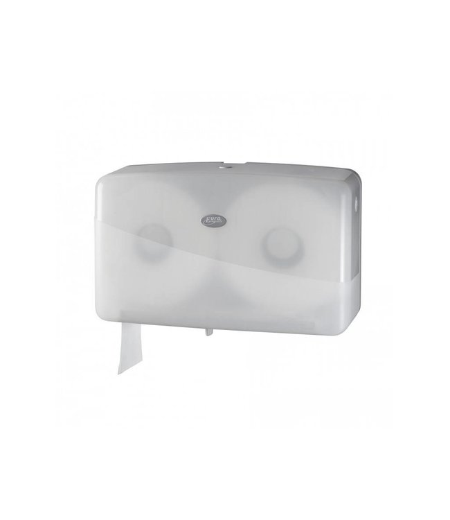 Euro Products Pearl White Jumbo toiletrolhouder - Duo mini