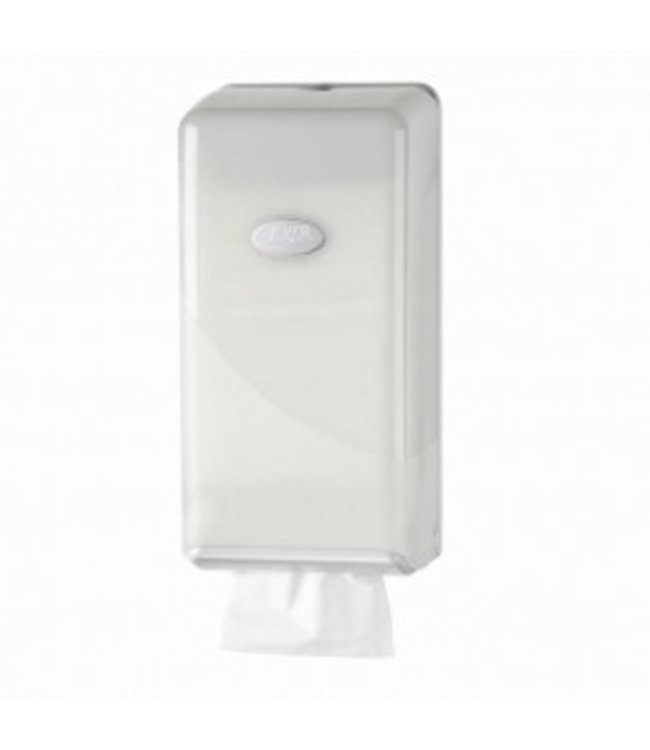 Euro Products Pearl White Toilerpapier dispenser - Bulkpack