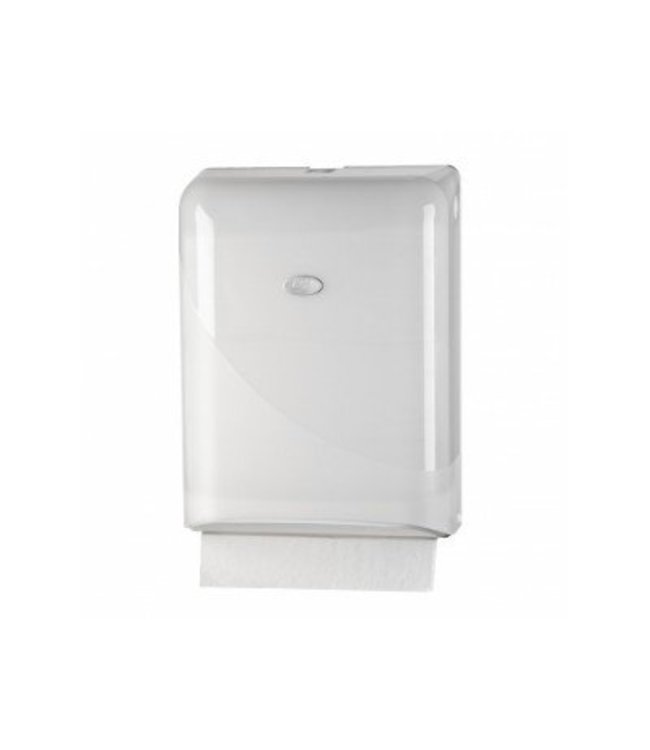 Euro Products Euro Products Pearl White Handdoekdispenser - Interfold, Z-fold