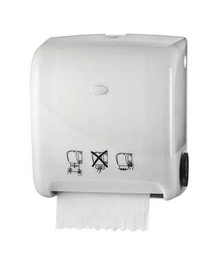 Euro Products Euro Products Pearl White Handdoekautomaat - Autocut Euro Matic