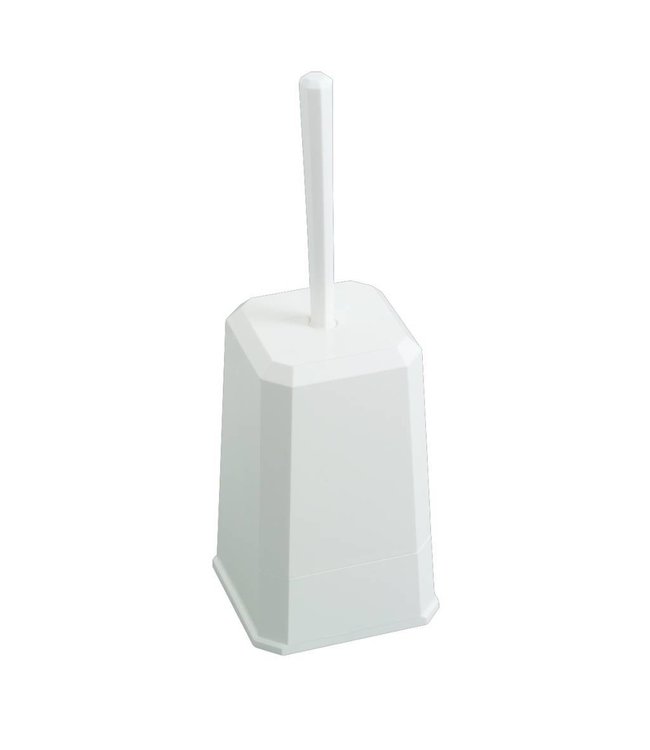 Euro Products Toiletborstelhouder - Wit kunststof