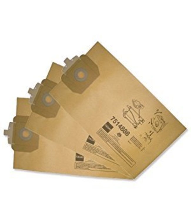 Dubbelfilter stofzak papier - 10 stuks