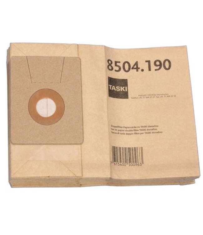 Dubbelfilter stofzak papier - 10 stuks