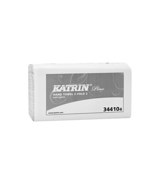 Katrin Plus handdoek C-vouw Easy Flush 2-laags 24x100 stuks