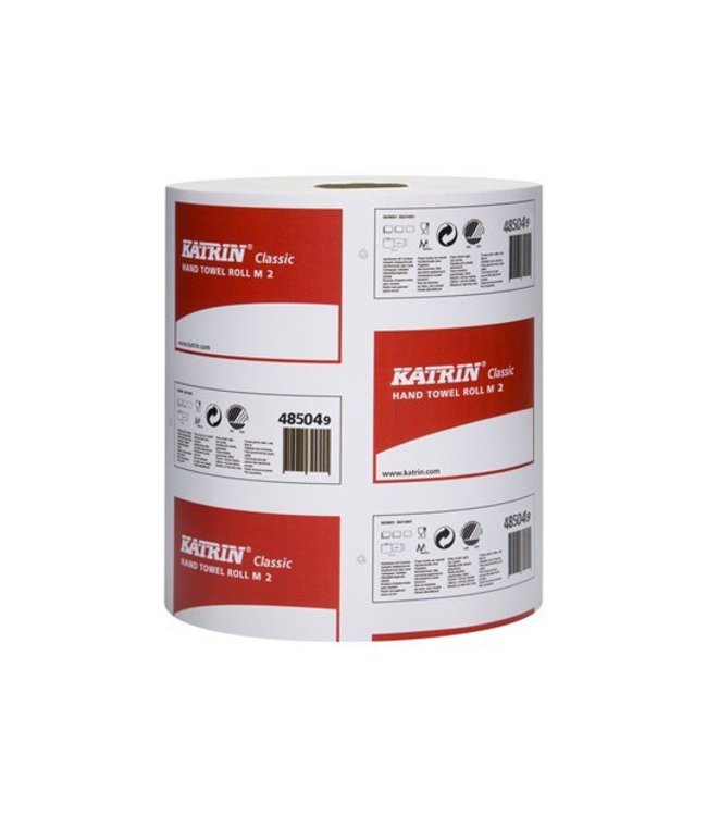 Classic M midirol, 1-laags, wit, met kern, 300 meter