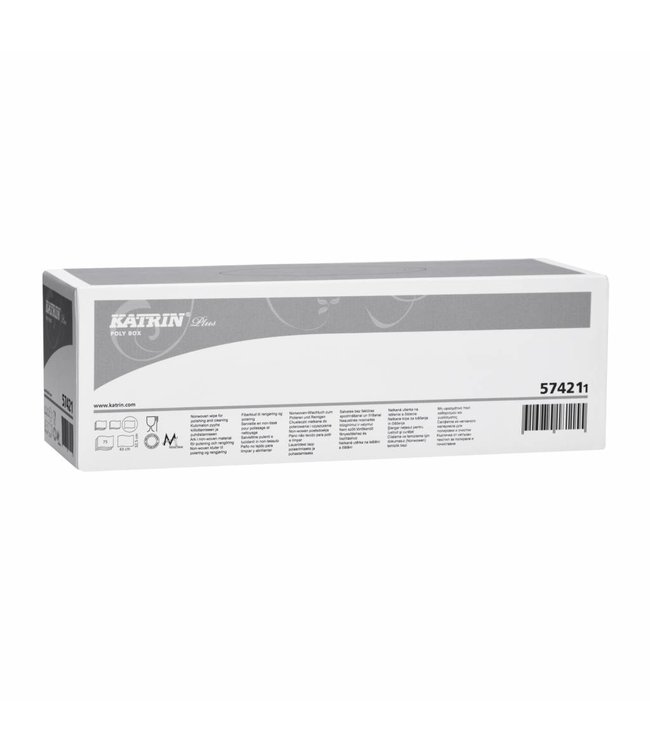 Plus poly box, wit, 430x325mm, 10 rol x 75 vel