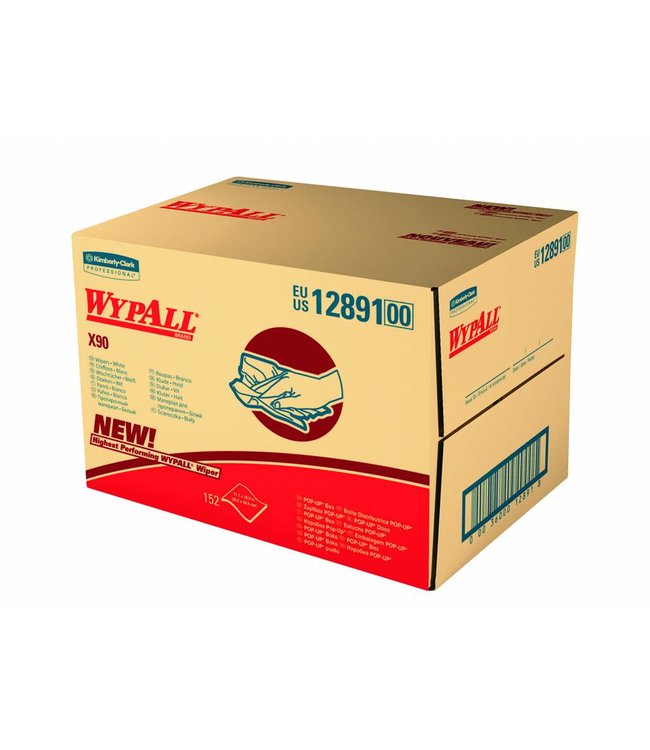 WYPALL* X90 Doeken - Draagdoos - Blauw