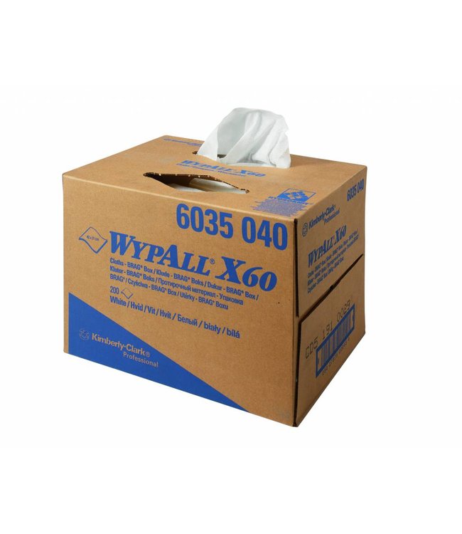 WYPALL* X60 Doeken - Draagdoos - Wit