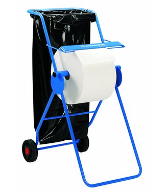 Kimberly Clark KIMBERLY-CLARK PROFESSIONAL* Mobiele Poetsdoeken Dispenser - grote rol - Blauw