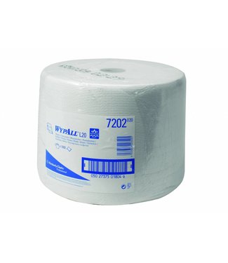 Kimberly Clark WYPALL* L20 Poetsdoeken - grote rol - Wit