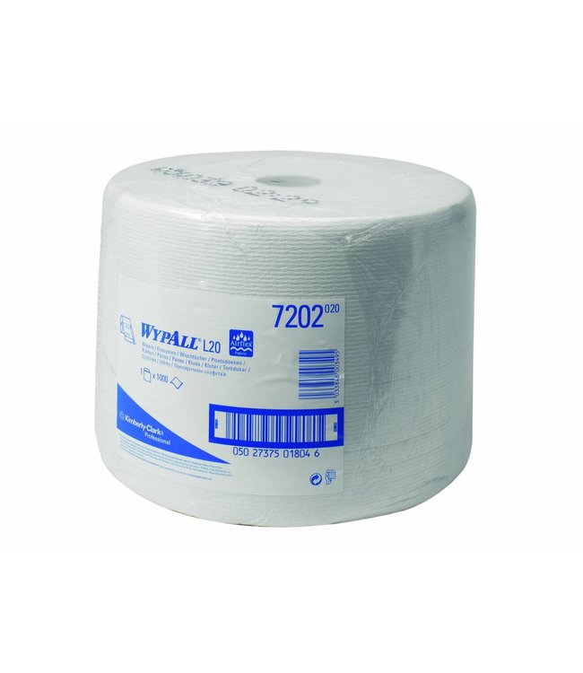 WYPALL* L20 Poetsdoeken - grote rol - Wit