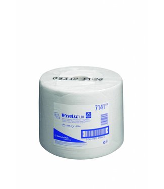 Kimberly Clark WYPALL* L10 Poetsdoeken - grote rol - Wit