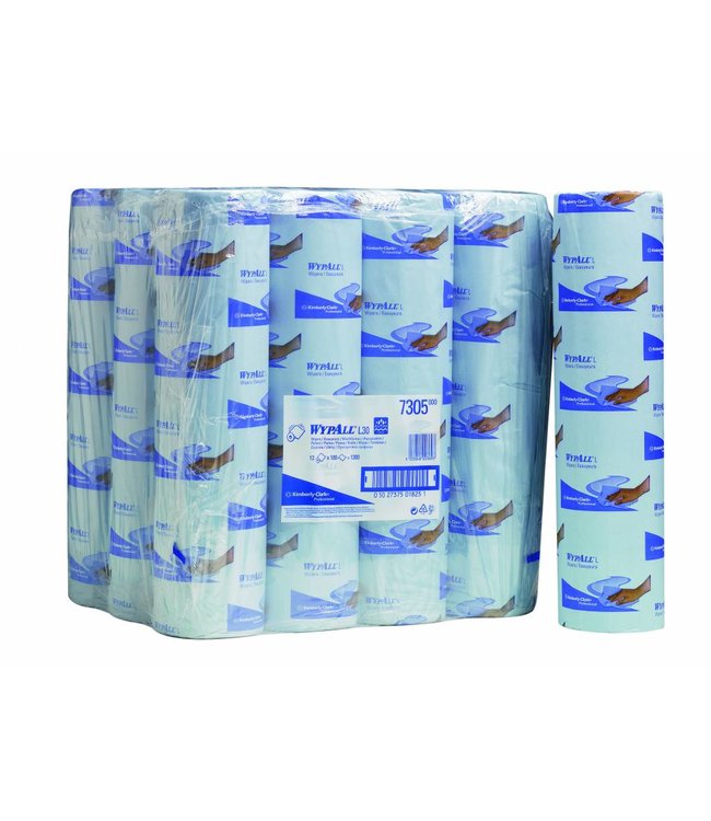 WYPALL* L30 Poetsdoeken - Kleine rollen - Blauw