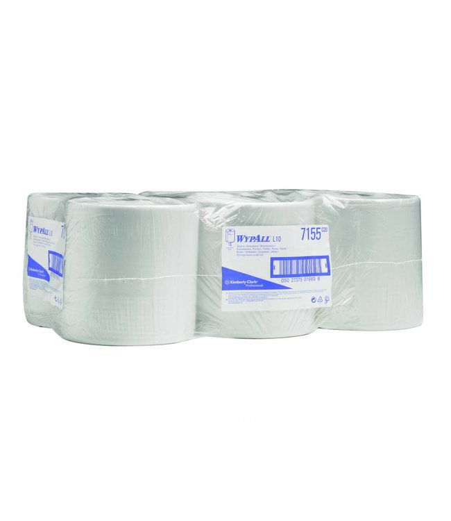 WYPALL* L10 Poetsdoeken - combirol - Wit