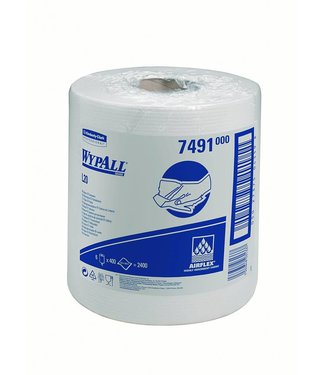 Kimberly Clark WYPALL* L20 Poetsdoeken - Centrefeed Rol - Wit