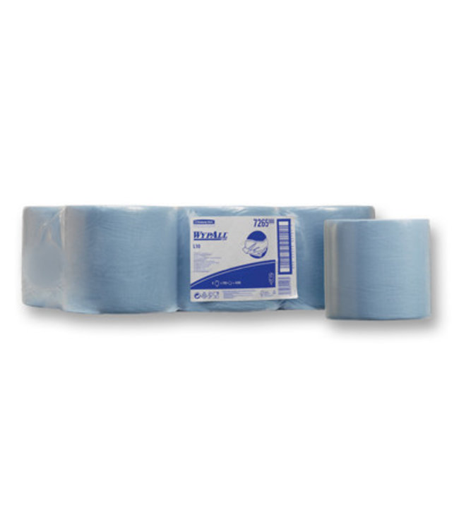 Kimberly Clark WYPALL* L10 Poetsdoeken - combirol - Blauw