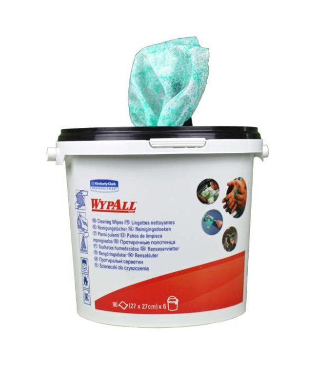 WYPALL* Handreinigingsdoeken Navulling - Groen