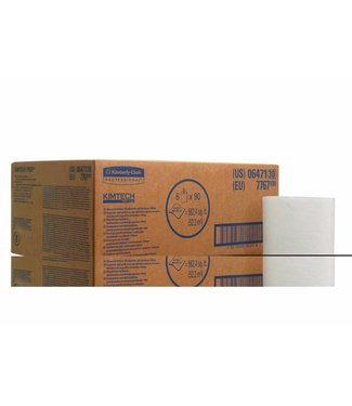 Kimberly Clark KIMTECH* WETTASK DS Poetsdoeken - Rol - Wit