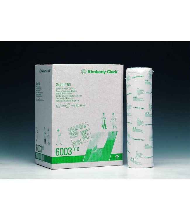 SCOTT® 50 Onderzoekbankrollen - Wit