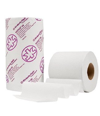 Kimberly Clark HOSTESS* 650 Toilettissue Rollen - Kleine rollen / 650 - Wit